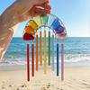 Rainbow Magic Wind Chime, Rainbow Magic In Sunlight, Magical Acrylic Hanging Ornament, Creative Colorful Window Sun Catcher Chime for Garden, Patio & 