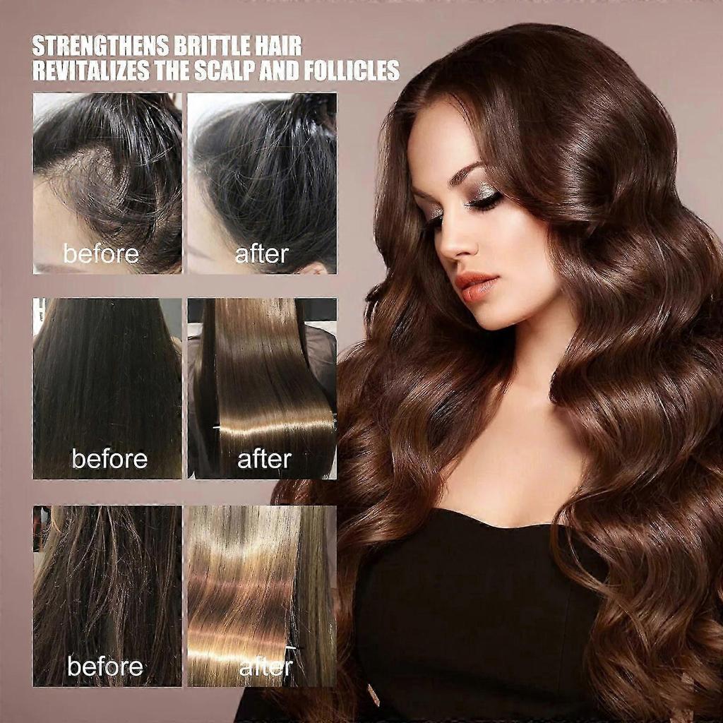 Black Castor Oil Hair Conditioner, Repair The Damaged Hair Dye And Nourish The Scalp Soft Luster Hair Care