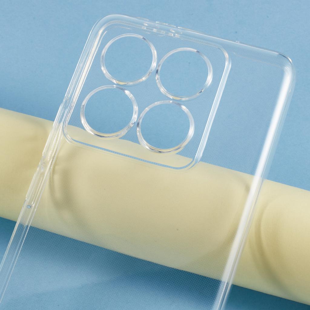 UNITHIN For Xiaomi 14T Pro Case Ultra Thin 0.7mm Clear TPU Anti Drop Phone Cover Precise Cutouts