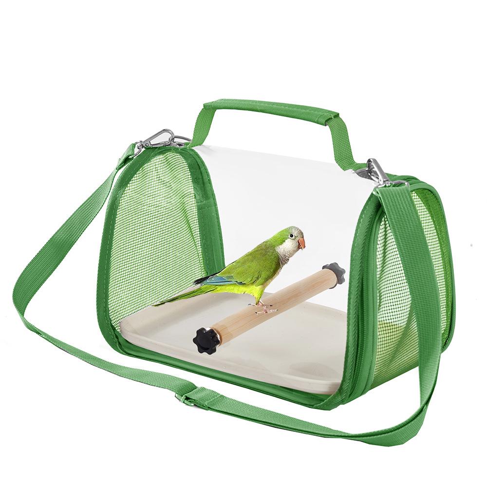 Portable Oxford Cloth Bird Travel Bag for Small Pets - Ideal for Parrots, Pigeons, and Sun Birds