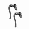 Brake Level Fixed Gear Folding Bike Handlebar Cycling Accessory (Black)