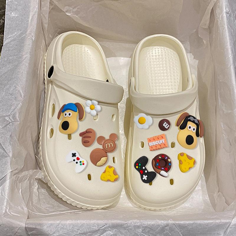 Slippers new summer outer wear thick-soled soft-soled heightening Mori flat-bottomed slippers