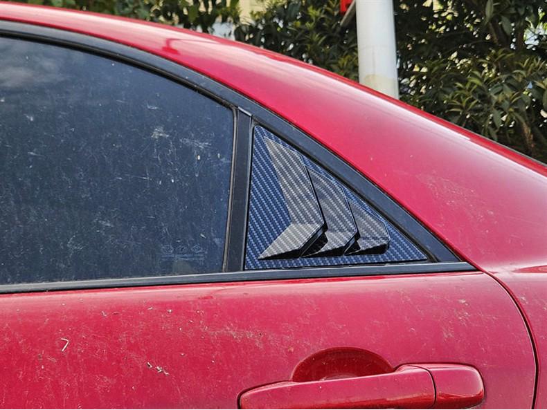 Mazda 6 (03-16) Rear Quarter Window Louvers Carbon Fiber Exterior Decor