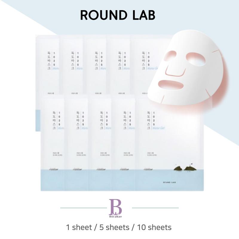 ROUND LAB 1025 Dokdo Water Gel Mask 1 Sheet / 5 Sheets / 10 Sheets
