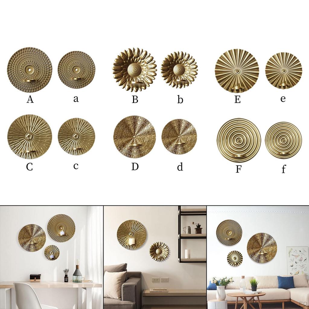 Kerzenleuchterhalter zum Aufhängen an der Wand, Säulenhalter, Wandleuchter-Dekoration für Schlafzimmer