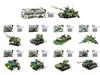 Military Tank Building Blocks Model Toy - Armored Vehicle Assembly Interlocking Set for Kids