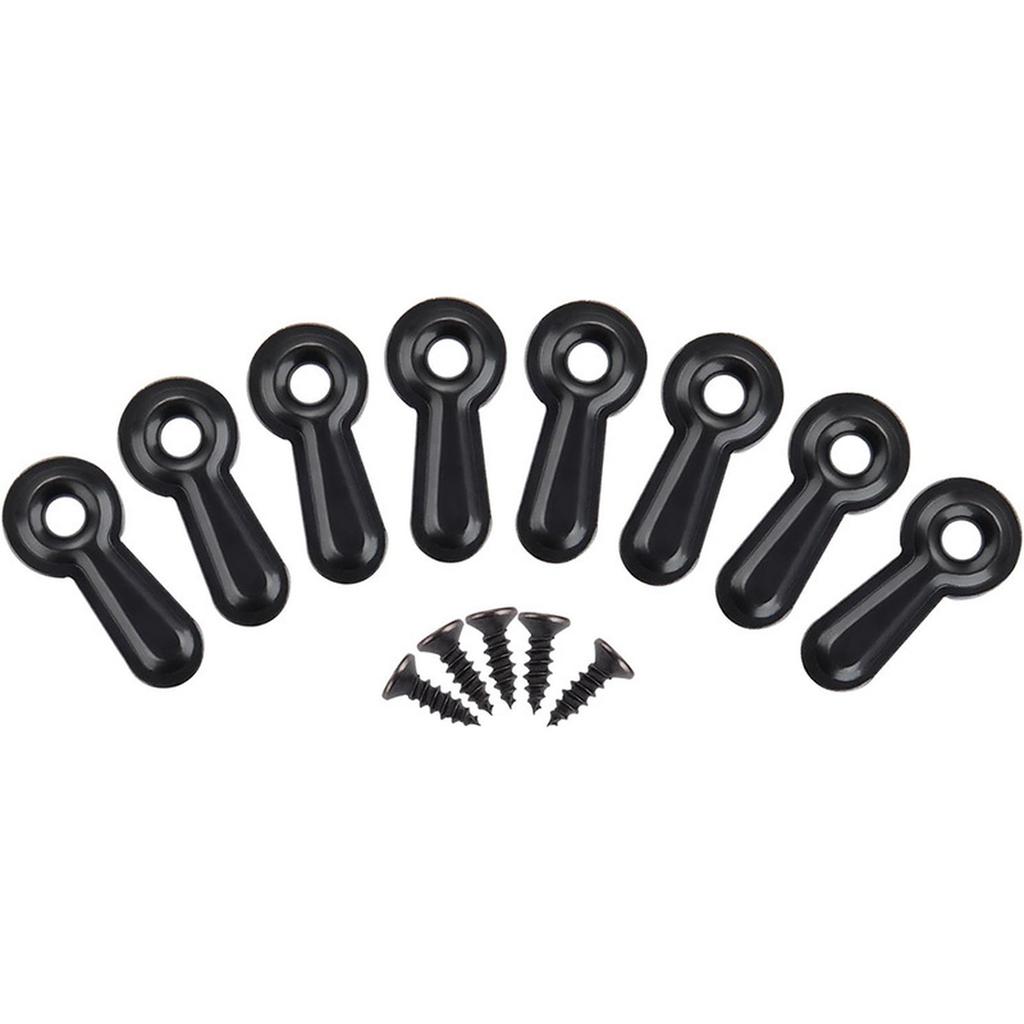 300 Picture Turn Button Fasteners Photo Frame Hardware And 300 Screws For Craft, Hanging, Drawing, Black