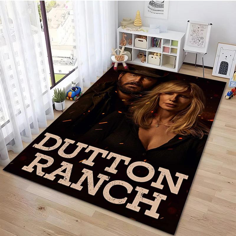 Dutton Ranch Carpet Office Decorative Carpet For Living Room Bedroom Door Mat Floor Rug Computer Chair Area Rug perfect holiday gift