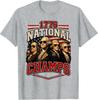1776 Nationale Champions Lustiges Patriotisches Amerika Gründervater Herren Damen T-Shirt