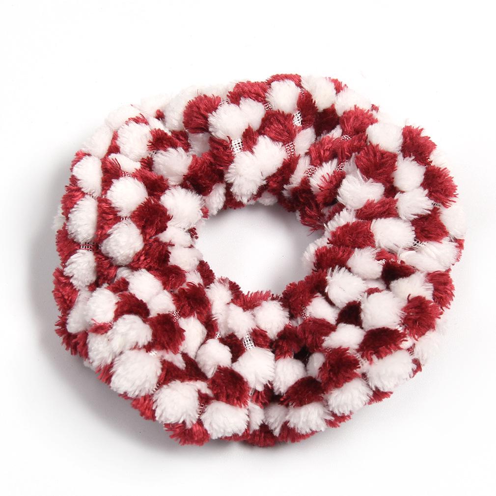 

Плюшевая резинка для волос Ипе: Осенне-зимние клетчатые аксессуары для волос для женщин