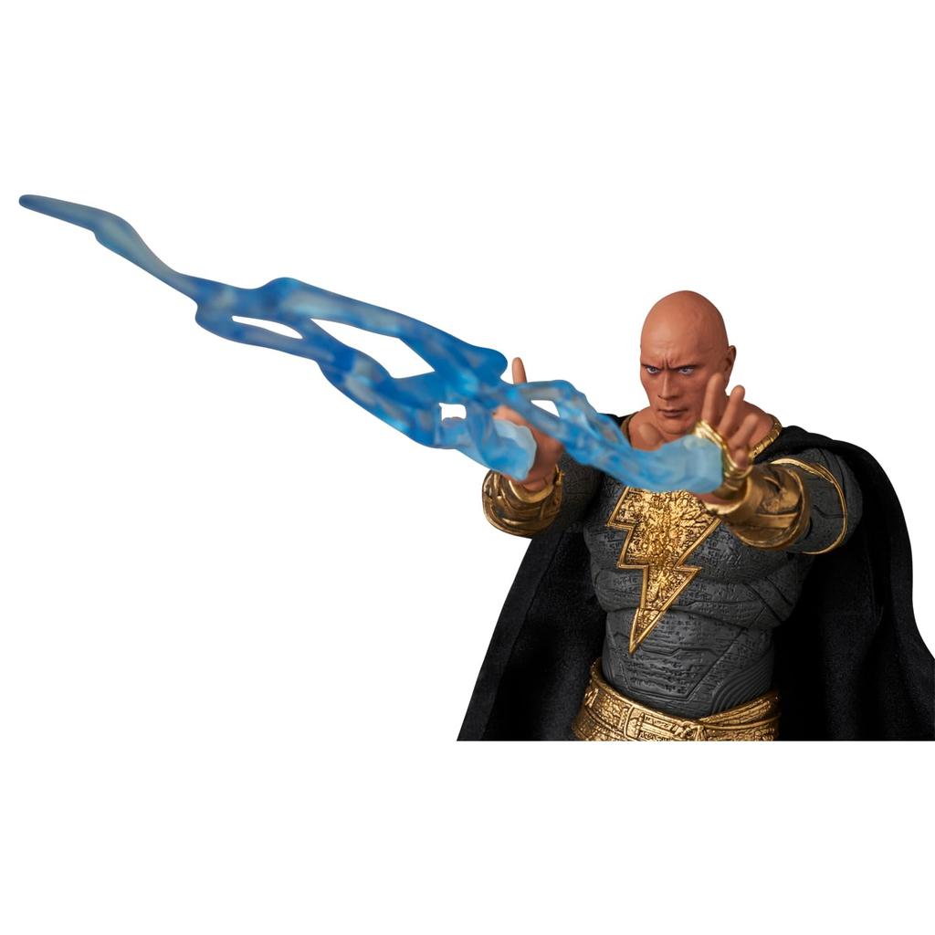 Medicom Toy MAFEX BLACK ADAM Ca. 165mm Actionfigur Nr. 286 (GOLDANZUG) - große, nicht maßstabsgetreue, vorbemalte Figur.
