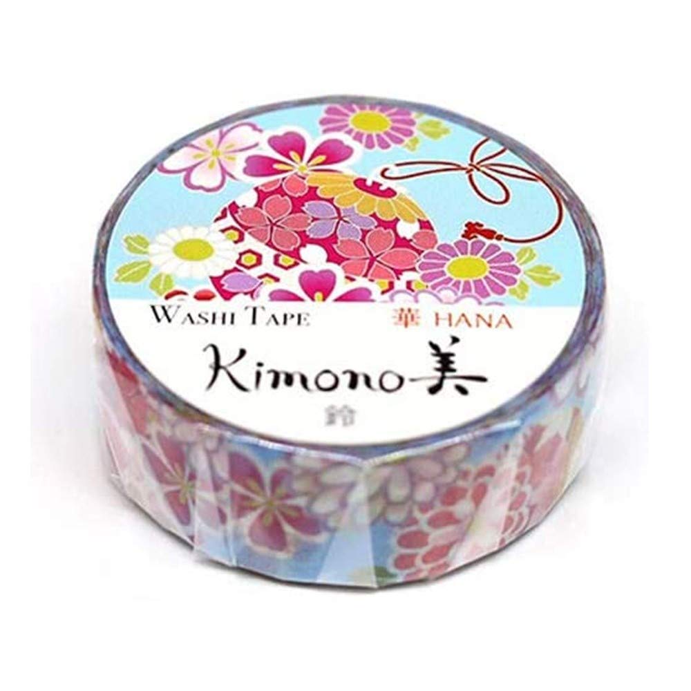 Kamiiso Masking Tape Kimono Misuzu 15mm GR 1001