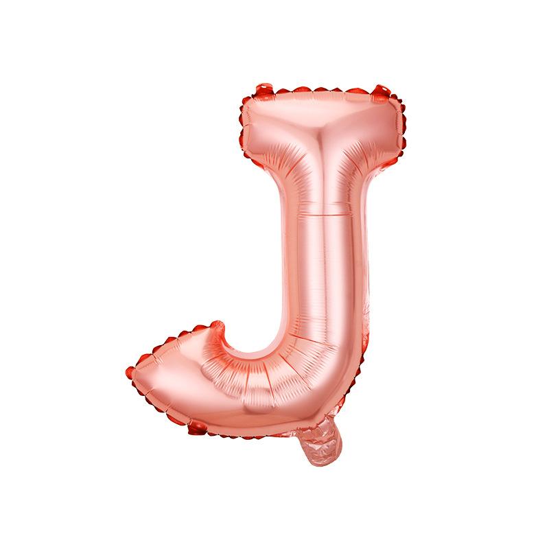 Skinny 32-Inch Rose Gold Letter Balloon Birthday Party Decoration Aluminum Film Balloon Silver Gold Helium Floating In The Air