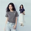 GIORDANO Women's Embroidered Animal Pure Cotton T-Shirt