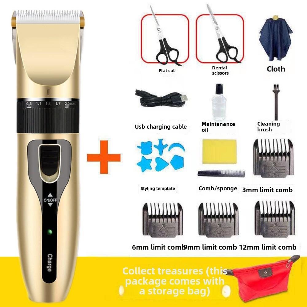 Electric Fader Professional Haircut Electric Push Scissor Adult Children Razor Bald Hair Cutter Rechargeable