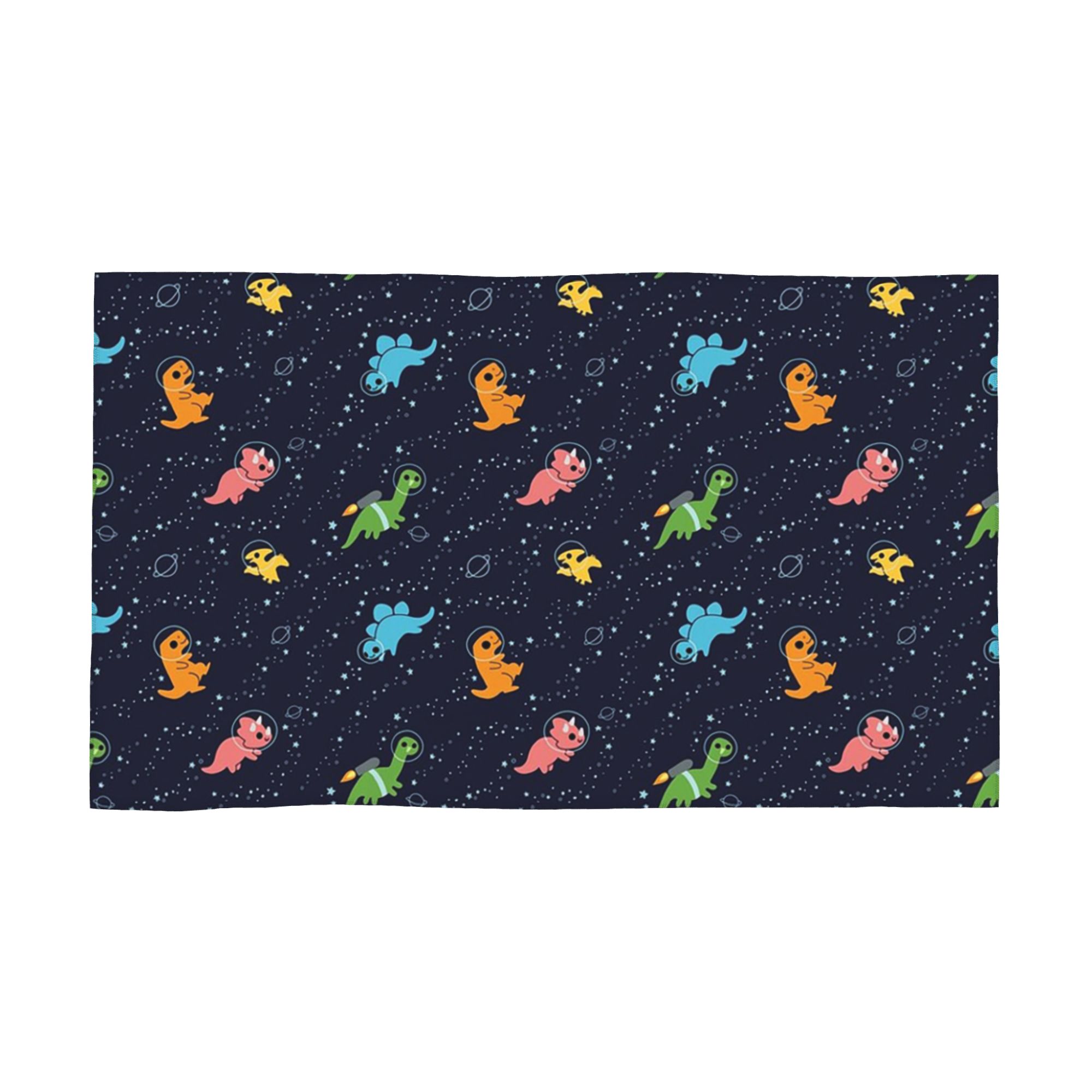 

Dinosaurs In Space Pattern Soft Face Towel Quick Dry Pool Bath Cotton Towels Absorbent Quick W40*H60(CM)
