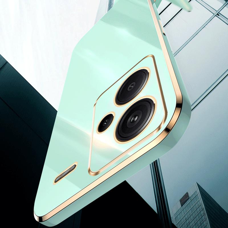 XINLI For Xiaomi Redmi Note 13 Pro+ 5G Soft TPU Case Electroplating Shockproof Phone Cover