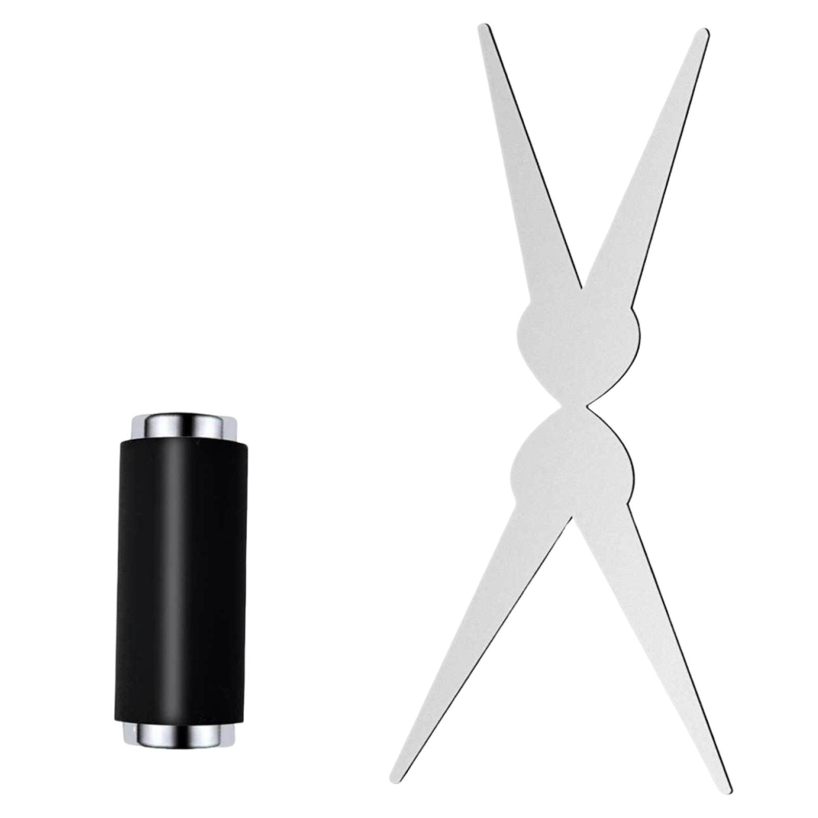 

2PCS Double-headed Innovation Nails Magnets Scissor-shaped Manicure Cats Eyes DIY Tools Strong Magnetic Newbie - for Art