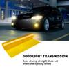 1/2set Yellow Tint Film Car Headlights Tail Lights Cover Car Vinyl Wrap 30cm X 1