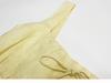 In Stock: 2025 Summer Yellow Linen Square Neck Mid-Length French Vacation Dress