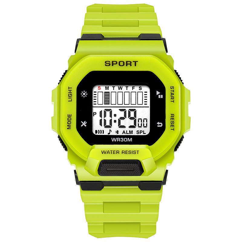 Student Waterproof Large Dial Square Fashion Electronic Watch