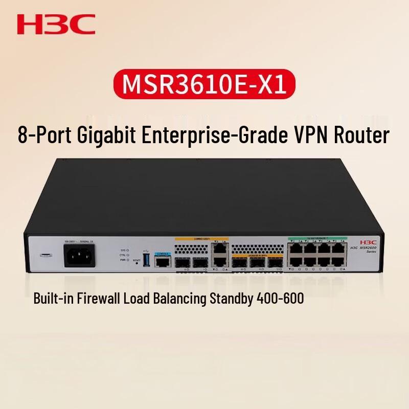 H3C MSR3610E-X1 Enterprise Multi-Service VPN Gateway Router