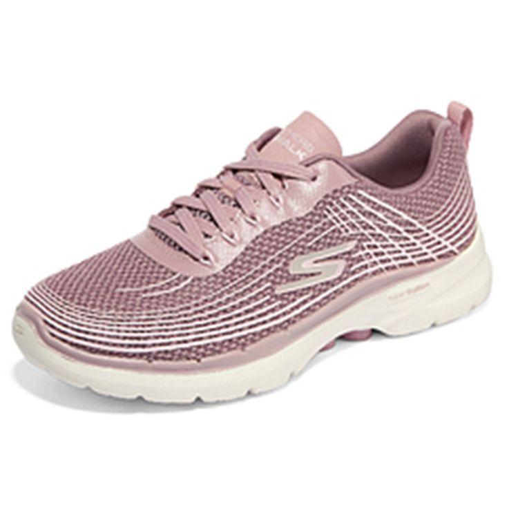 Skechers Go Walk 6 Mesh Low Top Casual Shoes Women Sneakers 124554-MVE