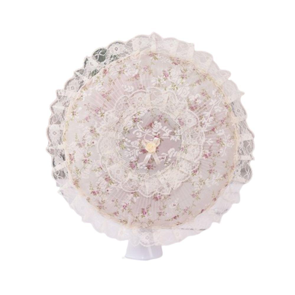 

Pastoral Style Fan Dust Cover All-inclusive Floral Floor Fan Covers Child Protection style 8