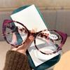 Stylish Round Frame Reading Glasses for Women Anti Blue Light High Quality Far Sight Eyewear European Luxury Designer Glasses