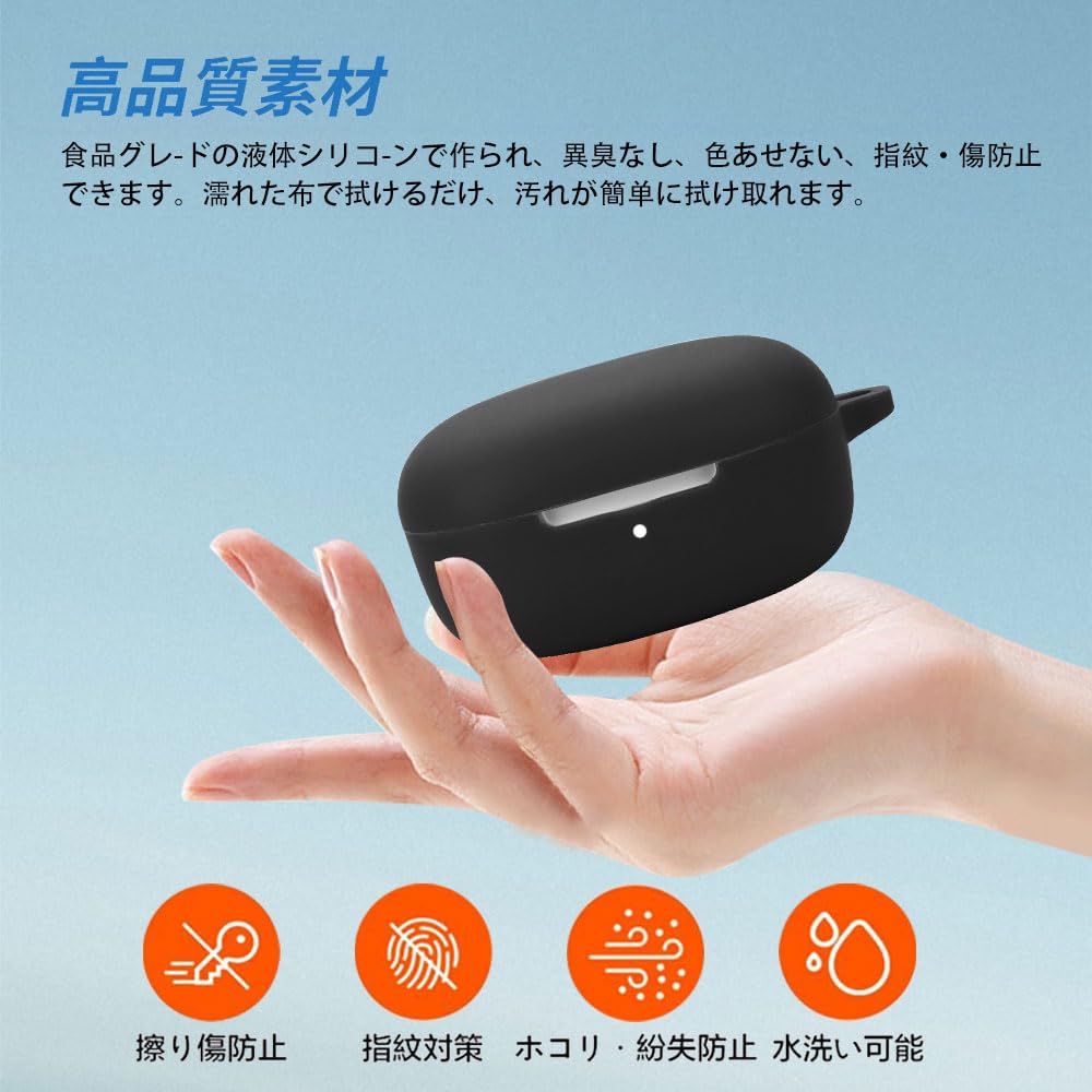 For Xiaomi Redmi buds 6 Play Wireless Earbuds Case and Soft Silica Gel with Sport Cool Shock Soft Case Drop Protection [HVUYAL] Lightweight,