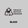 Fueled By Recycled Dinosaur Vinyl Decal Sticker, Car hobby, Window Decal, Truck Decal custom made