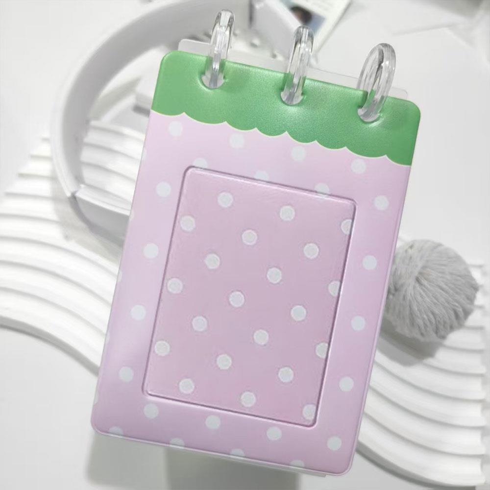 3-inch Small Card Photo Holder Desktop Desk Calendar Photo Album Decoration Loose-leaf Idol Photo Storage Album Postcard Collect