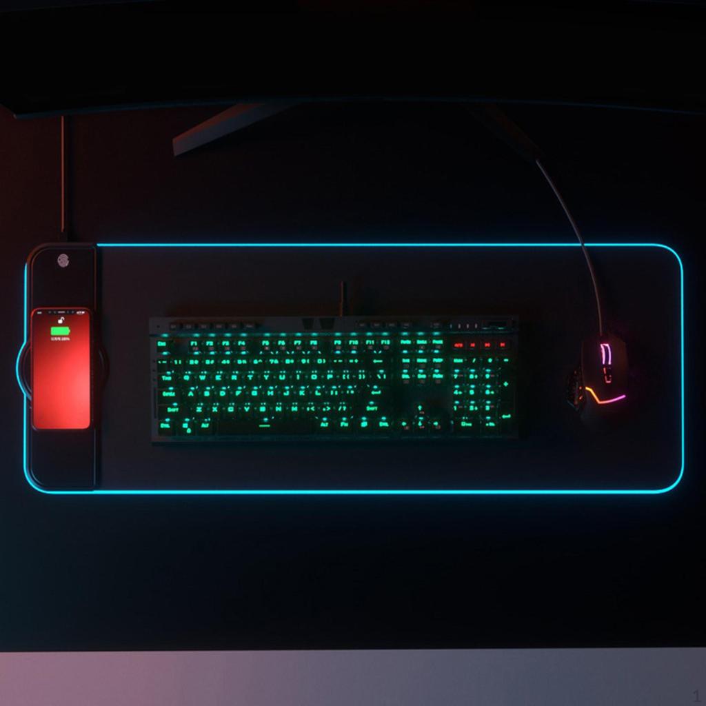 10W Charging Keyboard Pad, Extra Large, Anti- Rubber Base