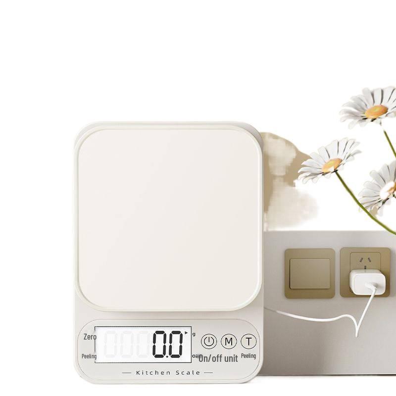 Přesná elektronická kuchyňská váha - Kompaktní gramová váha pro pečení a vážení potravin