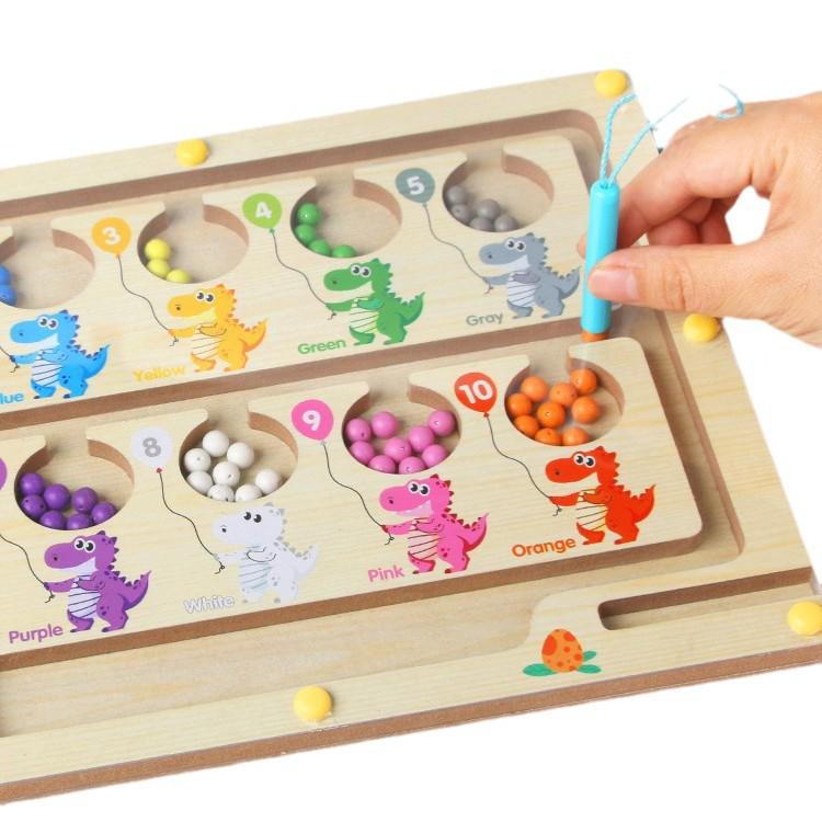 Magnetisches Lernspielbrett für Kinder zur Farbsortierung