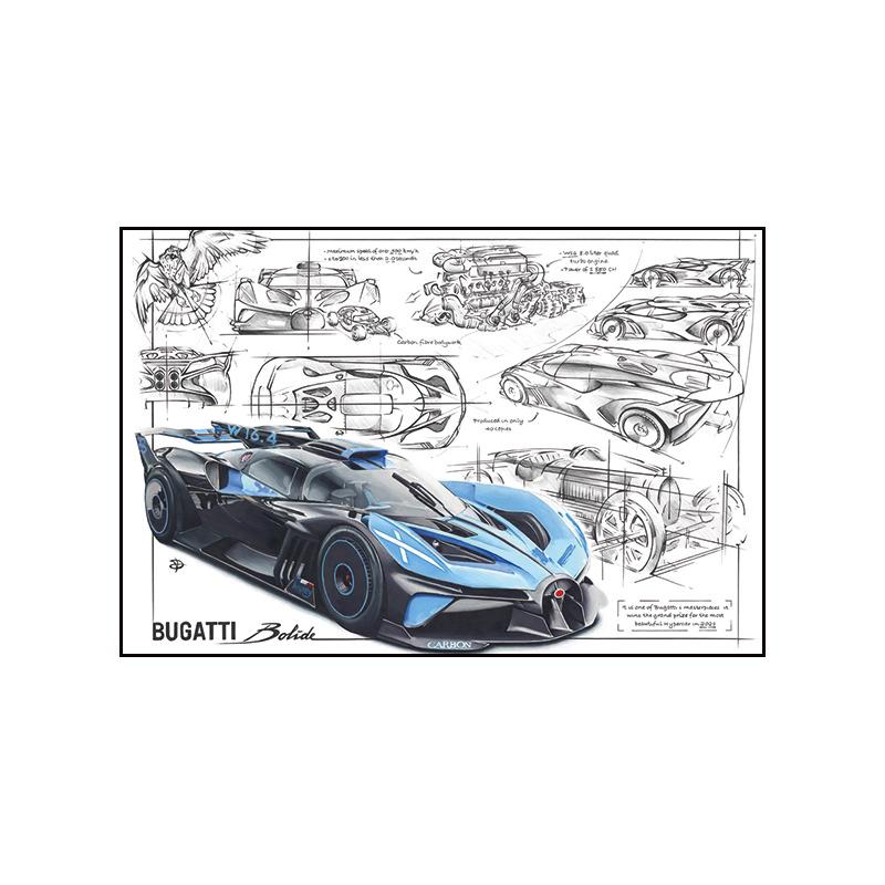 Pittura su Tela Poster a Tema Auto Pittura Decorativa Soggiorno Camera da Letto Stanza E-sport Murale da Corsa Supercar GTR