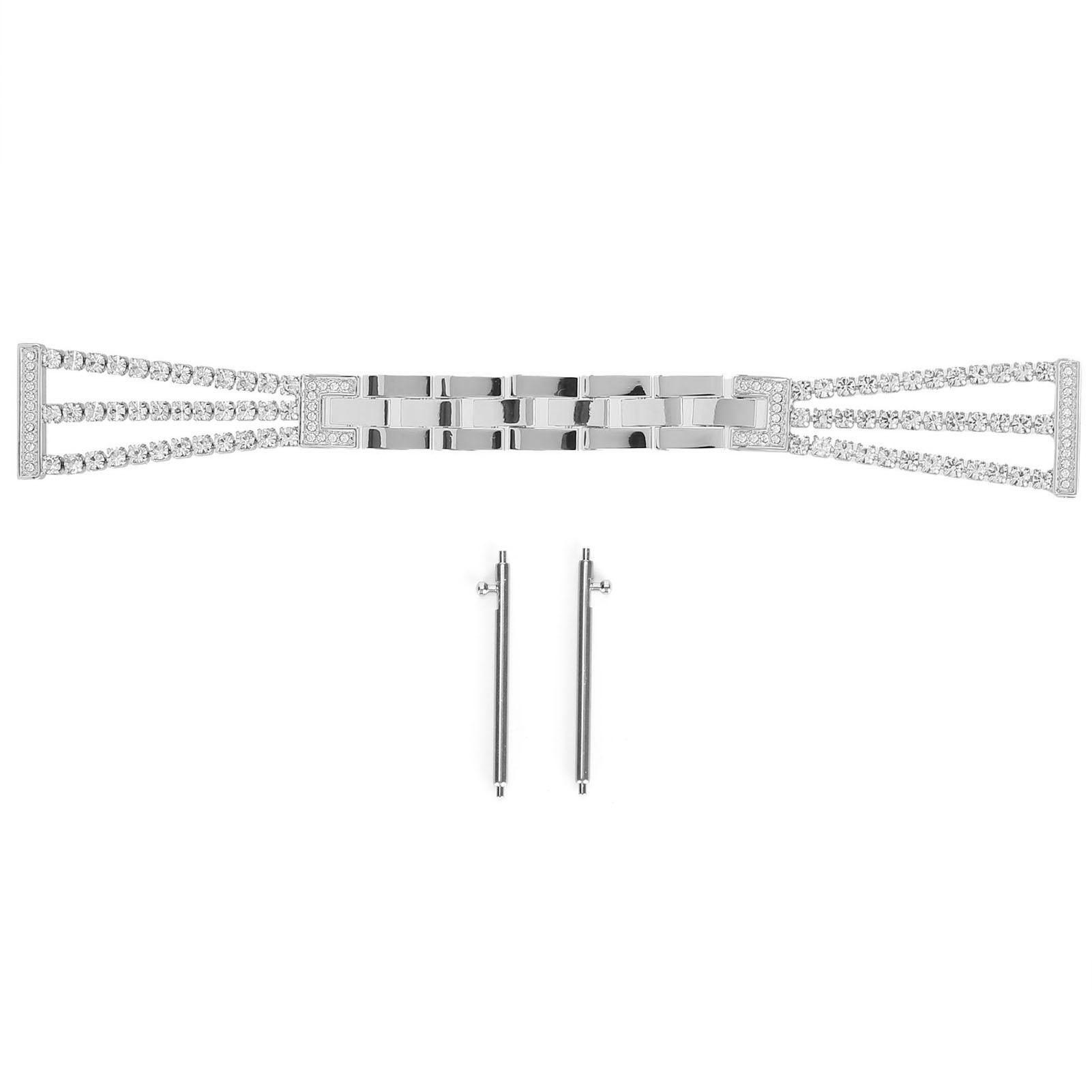 3‑Chain Rhinestone Watch Strap Stylish Replacement Watch Band Compatible for    2mm