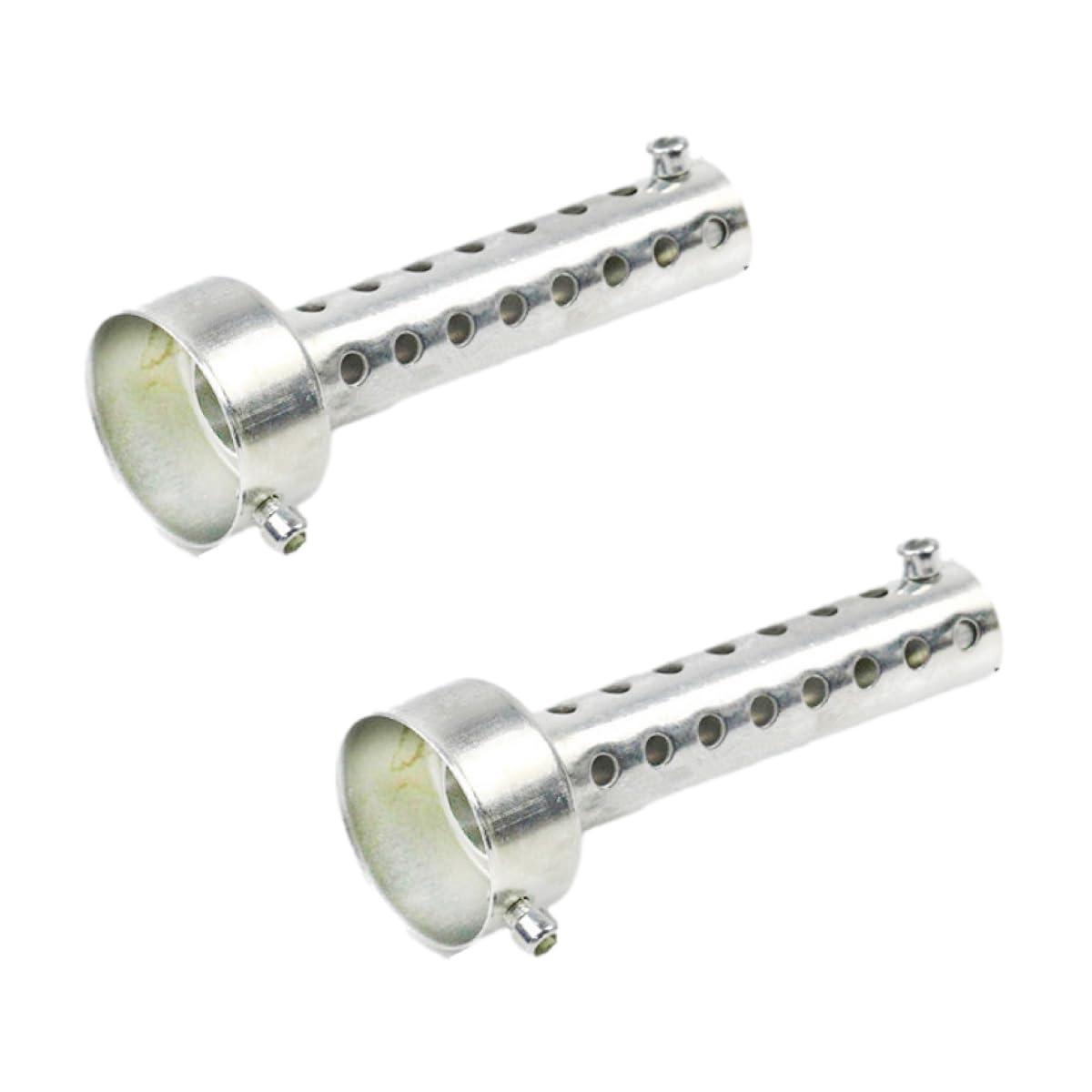 

ENN LLC Universal Motorcycle Inner Silencer Silencer, Set of 2, 42/45/48/60mm Sizes (Silver, 48mm) 48mm серебряный