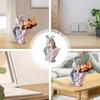 Modern Decorative Artificial Flower Vase Girl Sculptures Interior Home Resin Ornaments Household Desktop Vase