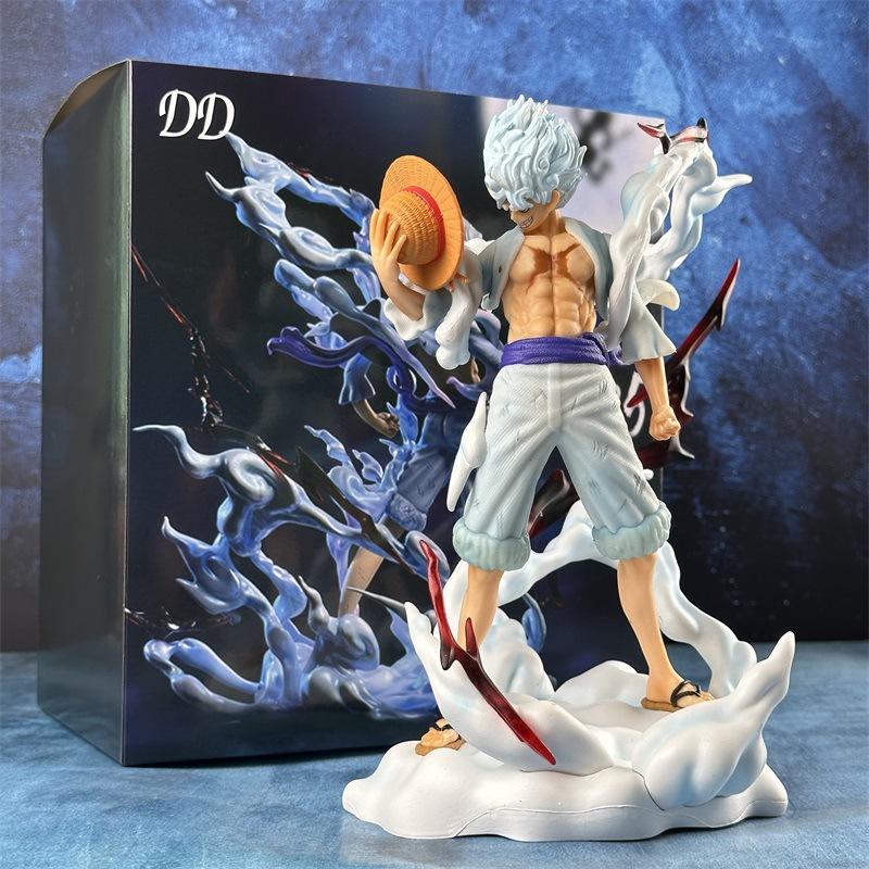 

ONE PIECE Мій Статуя Ніка Луффі, Сцена Бою Аніме Король Навігації Фігурка Модель Настільна Прикраса