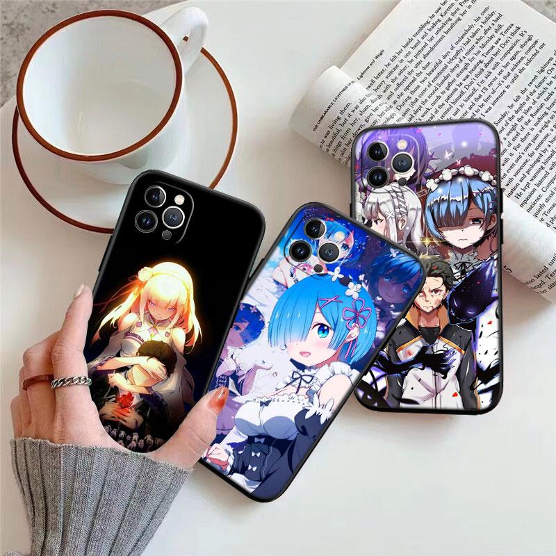 Re Zero Emilia Ram Rem New High-End Shell Phone Case for Redmi Note 13 14 Pro+ Plus A3 A3X 13X 13C 13R 14S 14C 14R