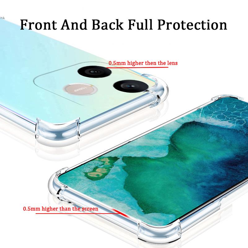For Honor 600 Lite Case Air Protection Silicone Clear Transparent Shockproof Housing for Honor 600 Lite Phone Casing