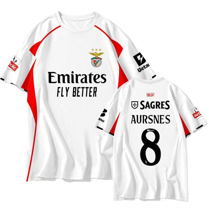 Benfica Home & Away Jersey: #10 Di Maria, #14 Pavlidis - Fan Version Football Kit