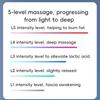 Hot Compress Electric Fascia Ring Portable Muscle Handheld Massager  Gym