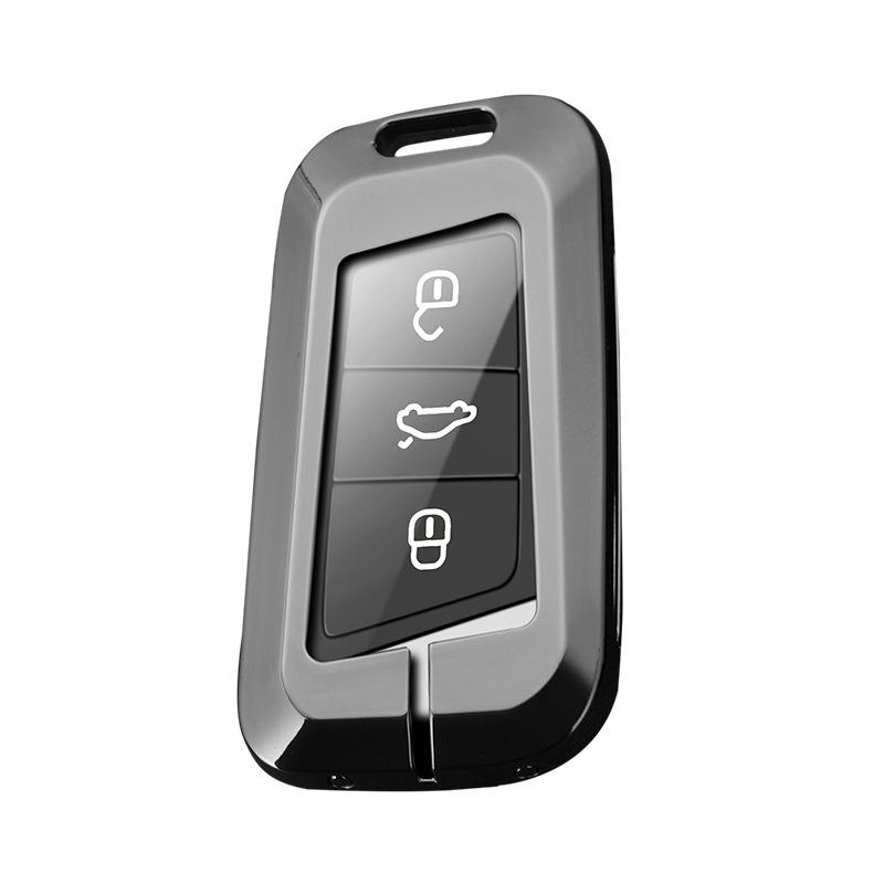 Metal Key Shell for Volkswagen Models: New Sagitar, Lavida Plus, Tayron, Tuon, Tiguan L, Bora, Magotan