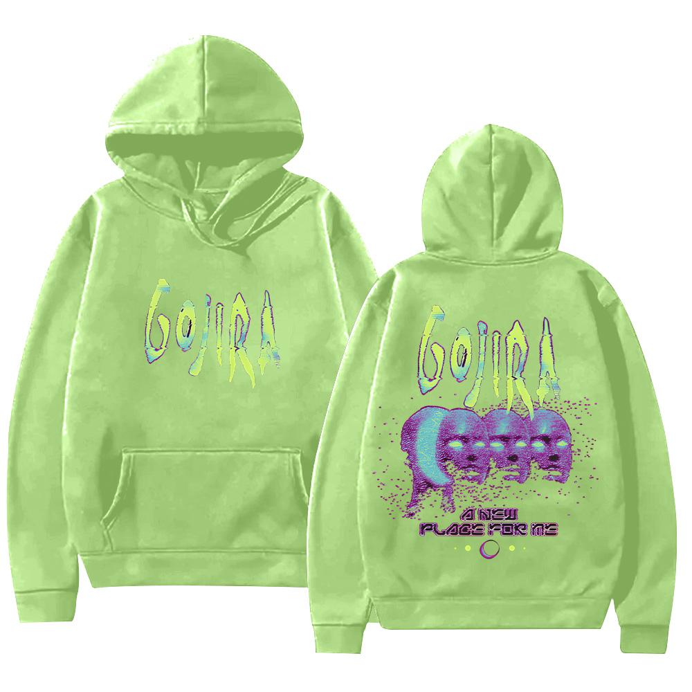 Sweat à capuche Another World Groupe de Metal Gojira Magma Music Sweat à capuche Unisexe Hommes Femmes Nouveau Décontracté Streetwear Pull Sweatshirt High Street