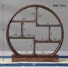 Solid Wood New Chinese Style Tea Set Display Shelf