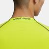 Nike Logo-Print Trainings Atmungsaktives Kurzarm Fitnessshirt Herren Tops Grün DD1993-321