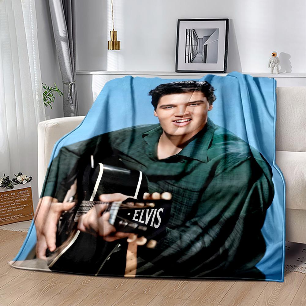 Elvis Presley Performance Blanket Soft Warm Cozy Perfect for Sofa Livingroom Seaside for All Occasions Modern Style Gifts For Family Or Friends