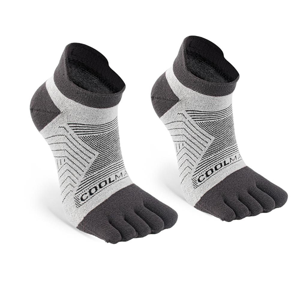

1/4/6 PAIRS COOLMAX Sports Socks Breathable Elastic 5 Toes Sports Socks Quick Drying Wicking Moisture Athletic Running Socks L